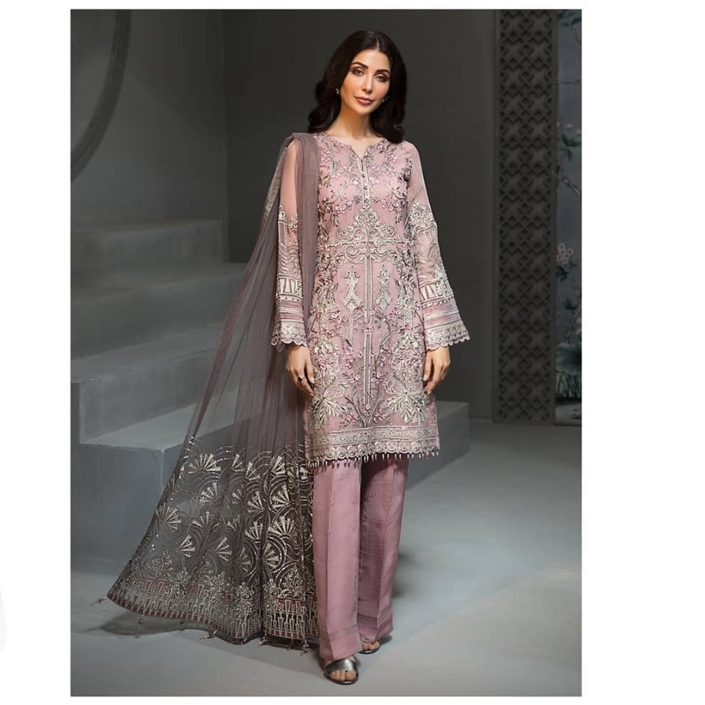 Jazmin Floraison Formal Shalwar Kameez Pakistani - image 2